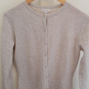 Garnet hill cashmere cardigan NWOT